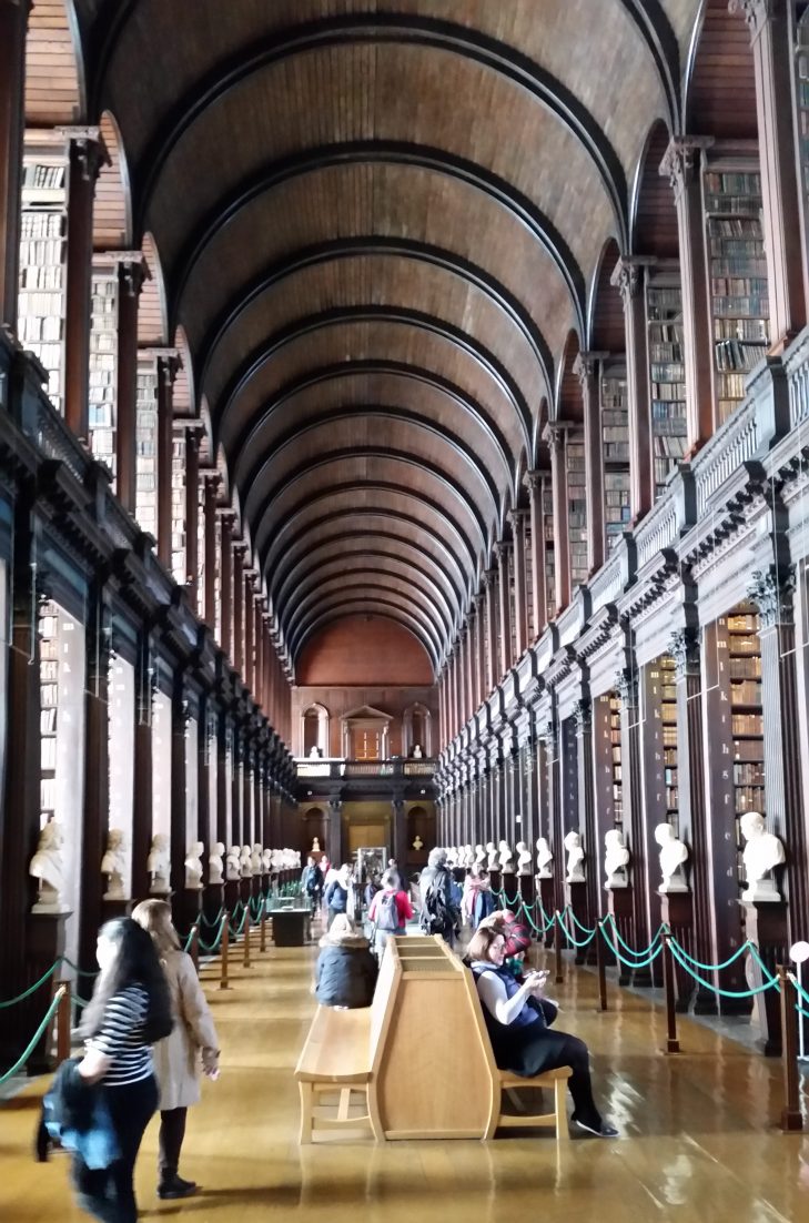 Traveling to Dublin for St. Patrick's Day has always been a dream of mine. Here's a review of our trip, complete with plenty of pictures! The Long Room at Trinity College Library