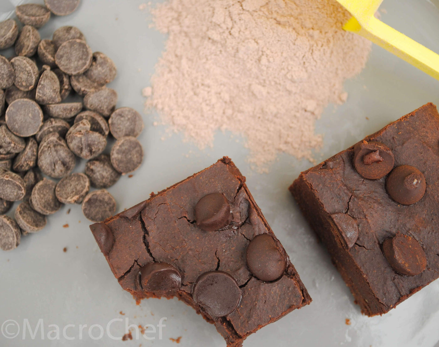 Double Chocolate Fudge Casein Protein Brownie Recipe