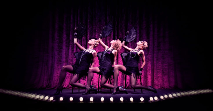 Picture of showgirls on stage