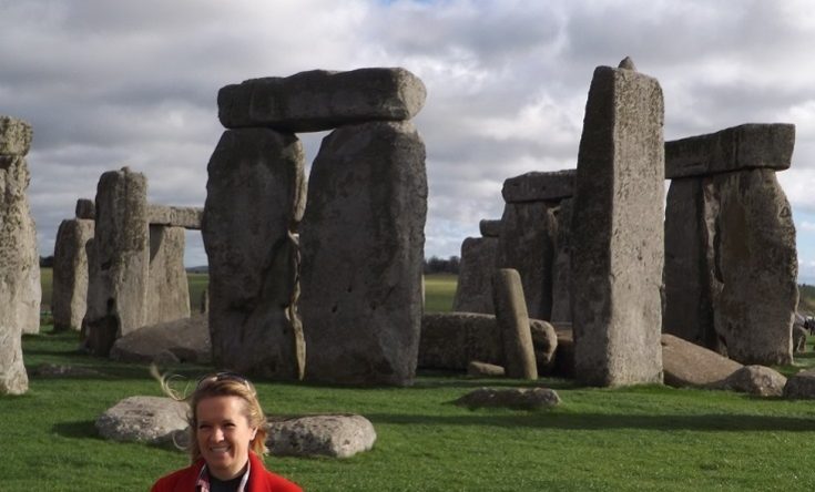 Holly at Stonehenge