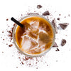 Iced coffee and chocolate icon