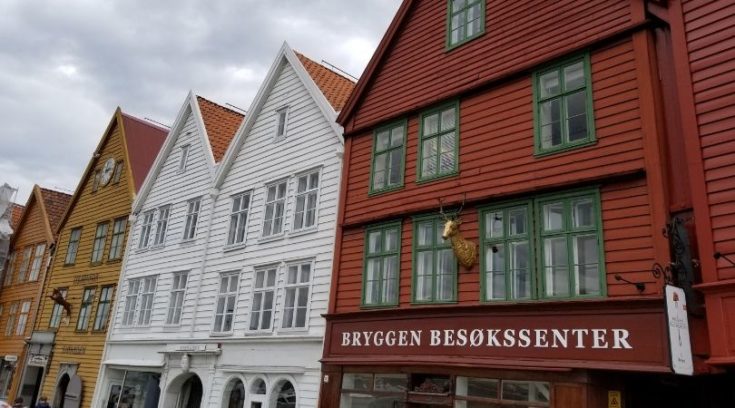 Photo of Bergen, Norway - wooden buildings