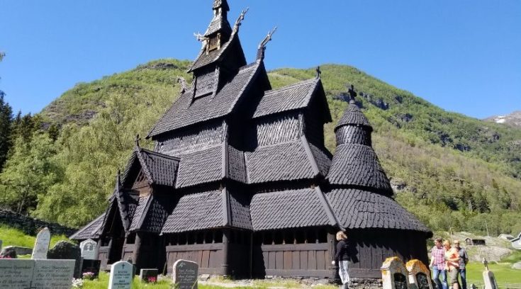 Photo of Borgund Stave Church in Norway