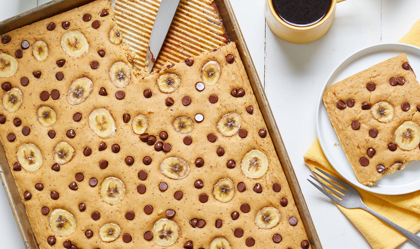 Vegan Sheet Pan Protein Powder Pancake Recipe