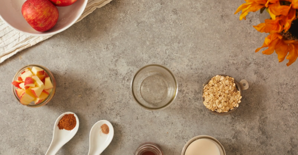 Apple Pie Protein Overnight Oats