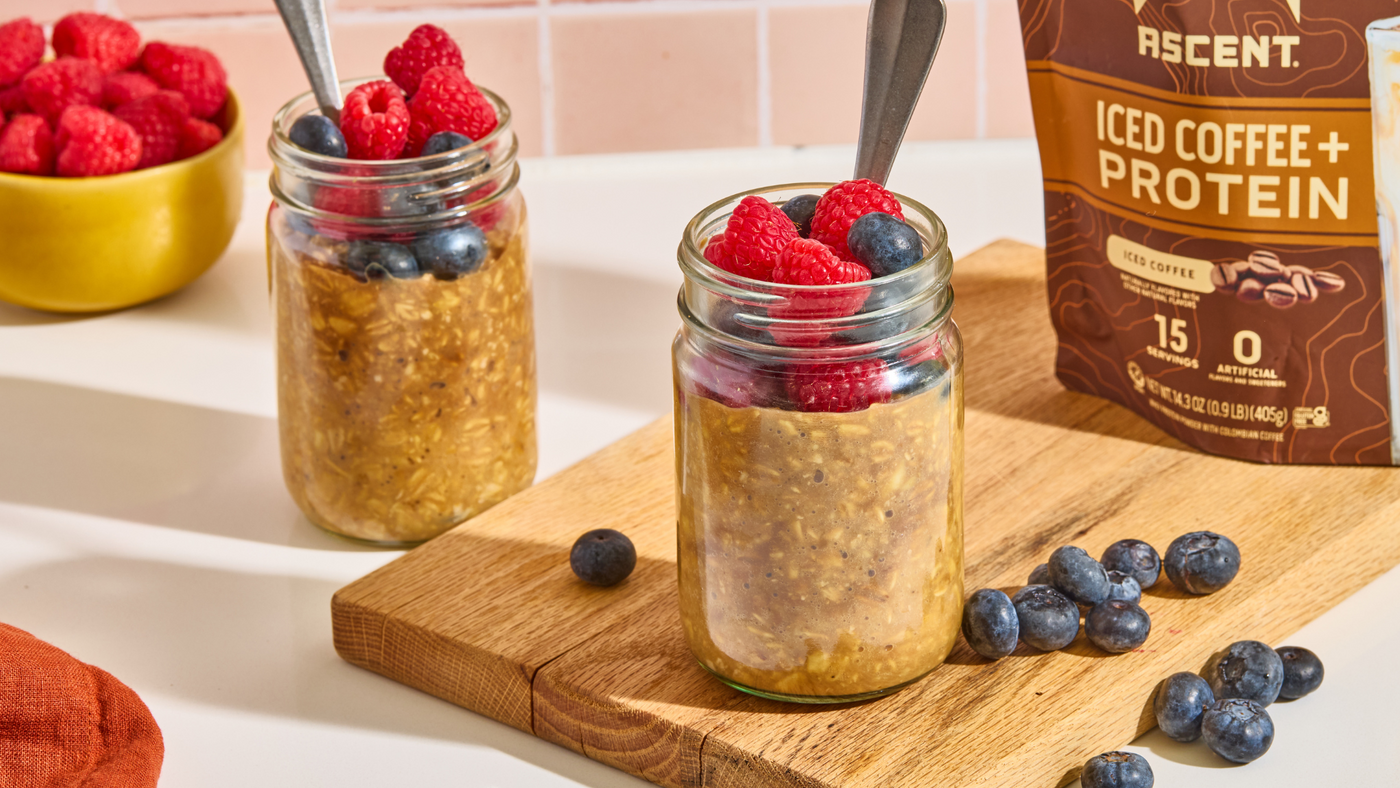 Coffee Banana Overnight Oats